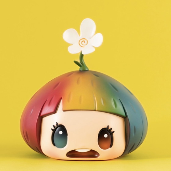 Image 1 of Vase/Objet design : Happy Go Lucky - Yosuke Ueno - Édition limitée : 64/150 - 2021.