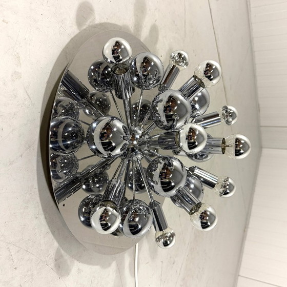 Image 1 of Lampada da parete e soffitto Cosack Sputnik cromata, anni '60