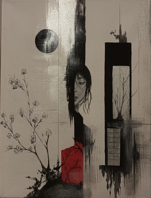 Memory of Presence – schilderijen tekeningen, Canvas