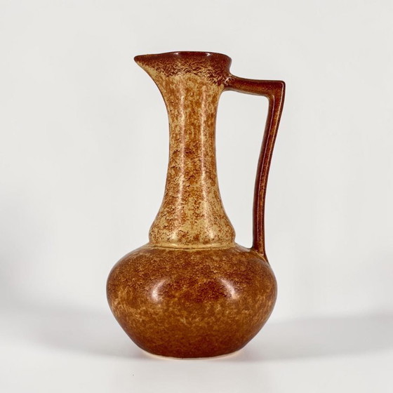 Image 1 of Vintage ceramic jug vase Italy Mid Century 1960 1970 Bertoncello / Roberto Rigon style