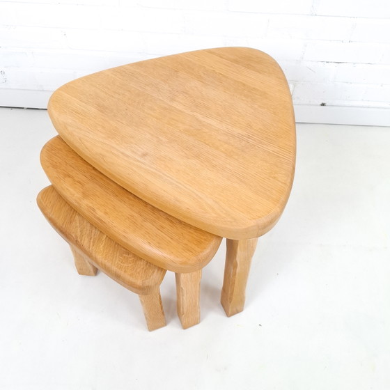 Image 1 of Vintage mimiset nesting tables brutalist jaren 70