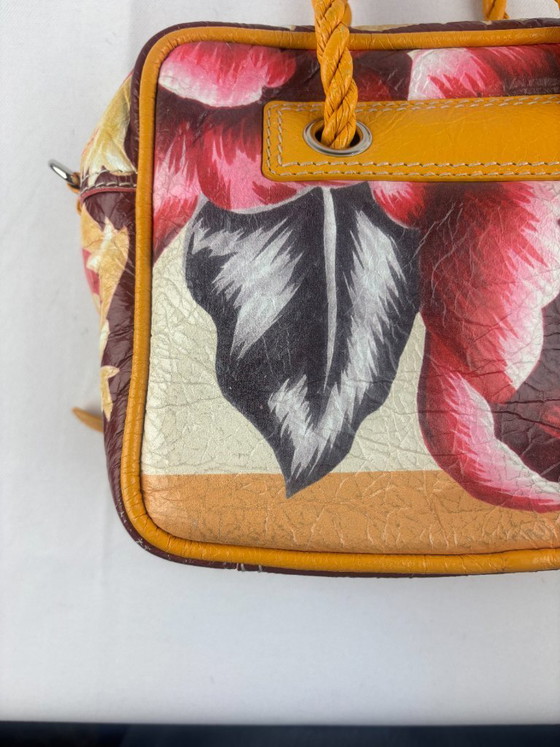 Borsa Balenciaga Blanket in pelle arancione con stampa grafica – Borse a mano, Leather (photo 13 of 16)