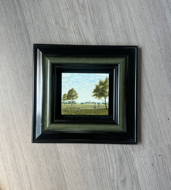 Original Painting by Ruud Nelissen - Balloons - Oil on Panel - Magical Realism – Paintings & Drawings, Wood (photo 6 of 7)