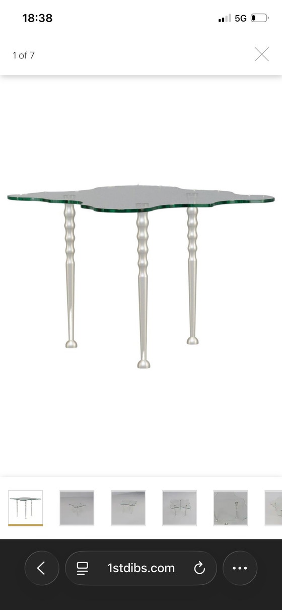 Image 1 of Alessandro Mendini ‘Papilo’ Side Table for Zanotta