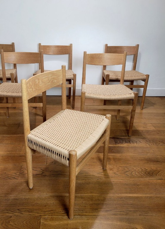 Image 1 of Set di 6 sedie CH40 di Hans J. Wegner per Carl Hansen & Søn