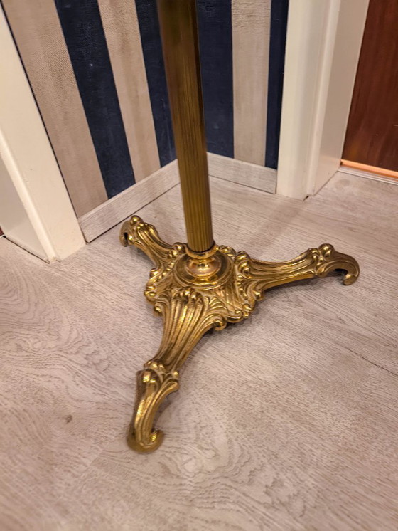 Image 1 of Messing kledingkast, kapstok, kledingrek, + 3 hangers