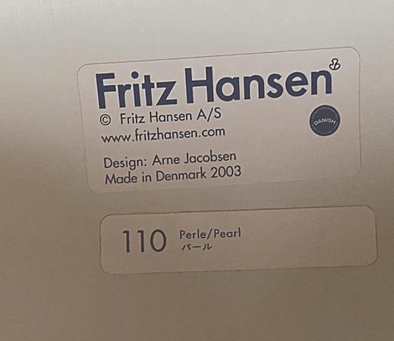 4 Danish chairs by Arne Jacobsen – Fritz Hansen, Dining chairs, Wood, Metal (photo 9 of 11)
