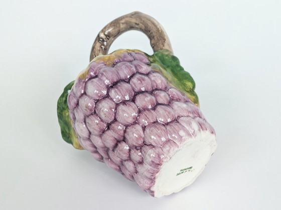 Image 1 of Brocca per uva in maiolica Ceramiche di Bassano — Italia — Vintage