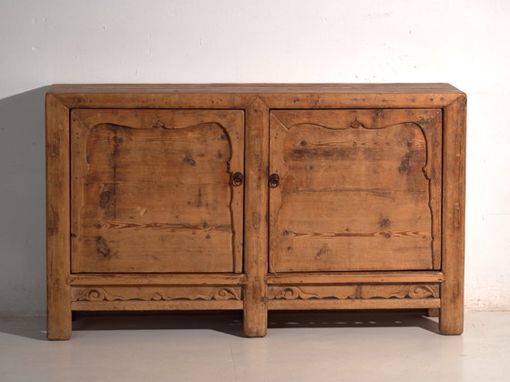 Credenza antica in legno di pino, Cina, circa 1900, Credenze, Ferro, Marrone (foto 61 di 65)
