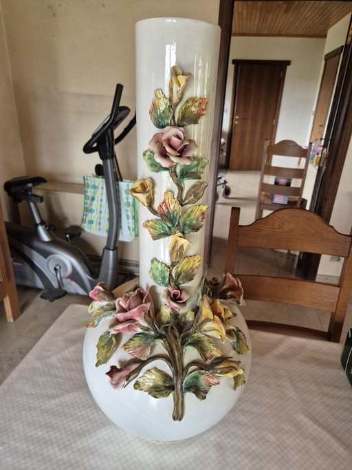Vintage Italiaanse Vaas Bassano Uit 1960´s – decoratieve objecten, Ceramic