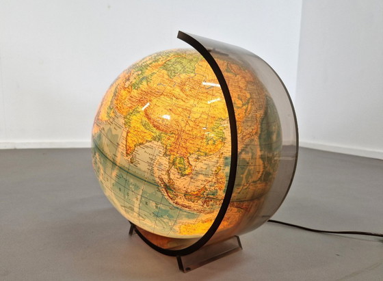 Image 1 of Space Age Plexi Globe with Lamp