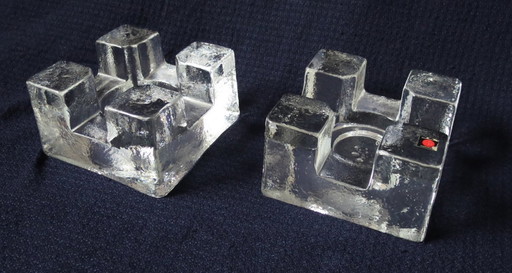 2x Wiesenthalhütte Glas Stövchen Kannenwärmer Teewärmer Kaffeewärmer