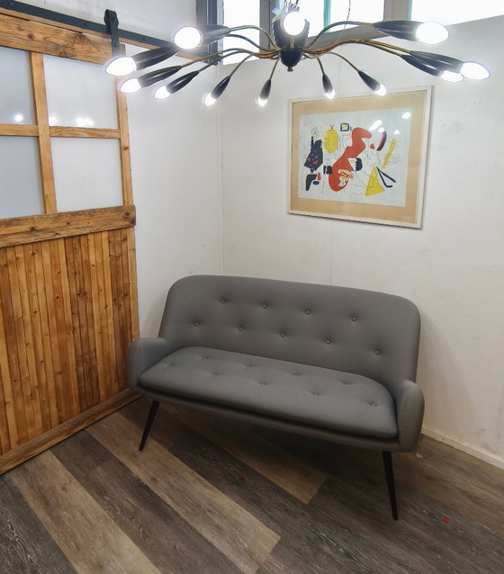 Image 1 of  50er-Jahre-Deckenleuchte/Sputnikleuchte, 12-flammig   