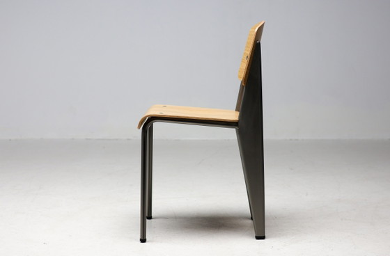 Image 1 of Vitra Standard Chair RAW Steel Édition Limitée 2023 – Jean Prouvé