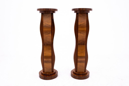 Art Deco columns, Poland, 1940s