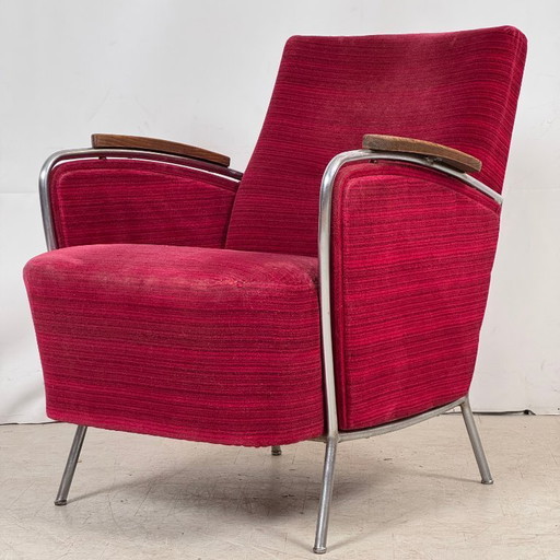 Peresztegi Jozsef Roter Sessel, 1960er – Ungarisches Design