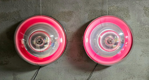 Lot de deux appliques "Spion / Spy" par Verner Panton