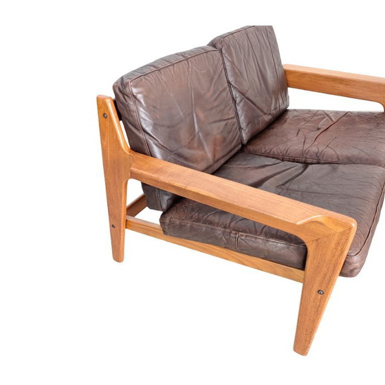 Image 1 of 2x Arne Wahl Iversen Midcentury Sofa Comfort Vintage Tweezitsbank