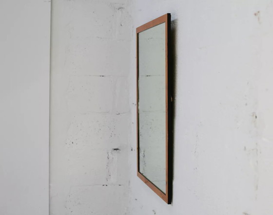 Image 1 of Miroir en "Loupe" de Bois