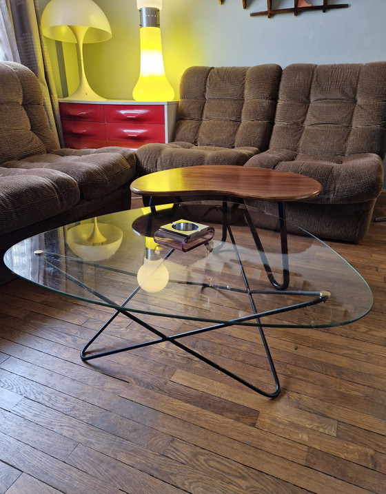 Image 1 of RARE❗️ "Prefacto" Bean Coffee Table by Pierre Guariche, 1950