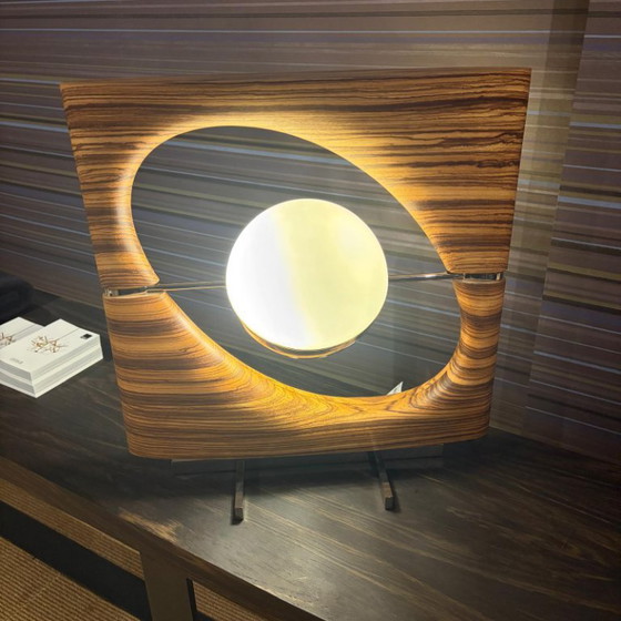 Lumière Sun Ra Zebrano Table lamp – Glass, Metal (photo 2 of 5)