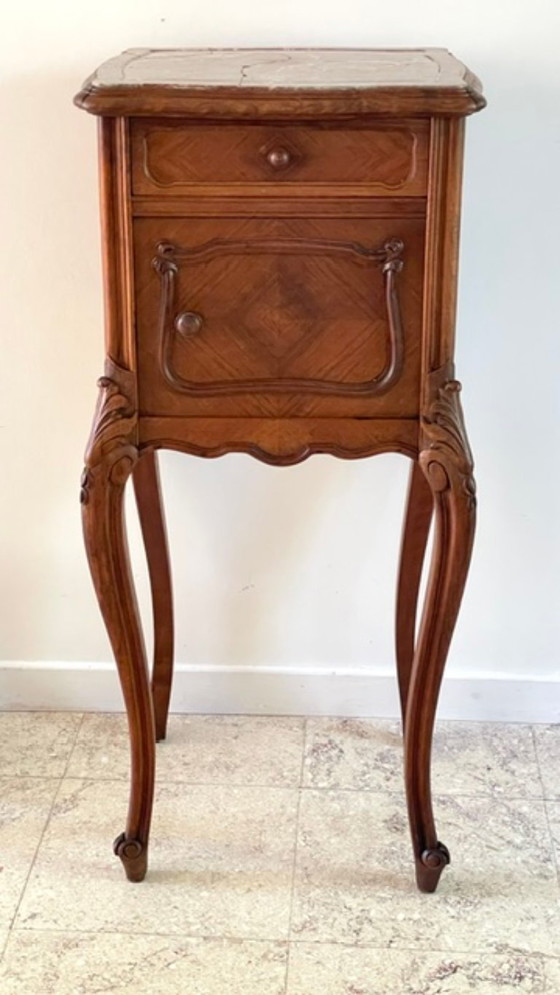Nachtkastje Louis XV stijl marmer – Marble (photo 3 of 39)