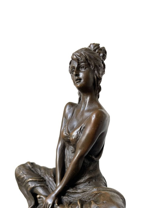  Sculpture en bronze exquise