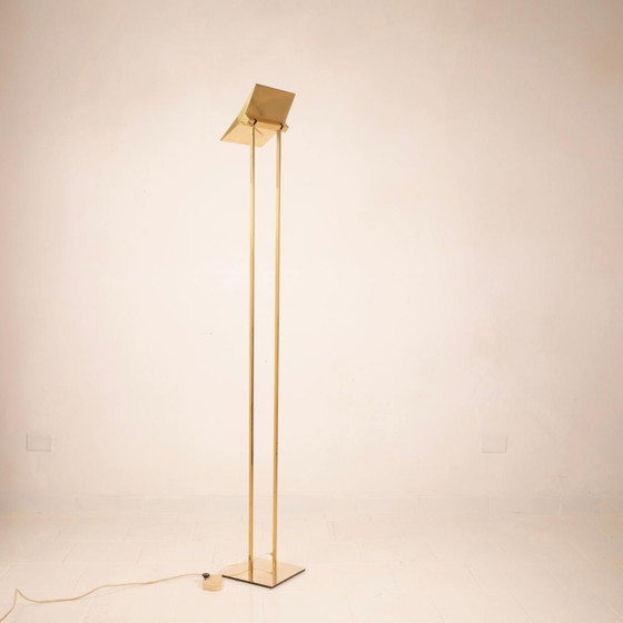 Marco Zotta Lampada da terra modernista italiana in ottone dimmerabile 1970 – Lampade da terra (photo 9 of 20)