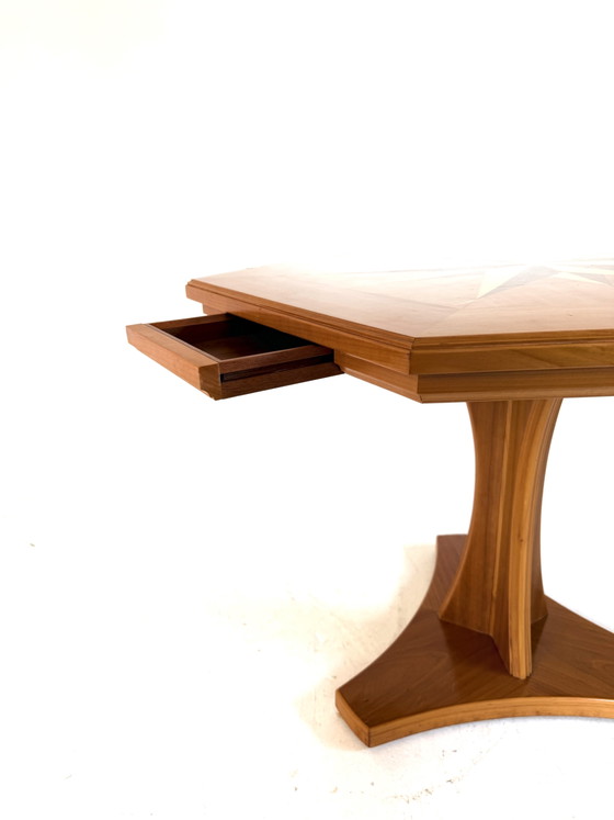 Vintage Hexagonal Teak Dining Table ‘70s – Wood (photo 7 of 14)