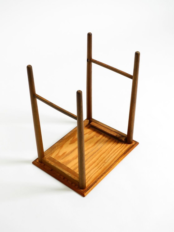 Image 1 of Originale set di 3 tavolini da nido in teak del Mid Century Modern con superfici in formica colorata