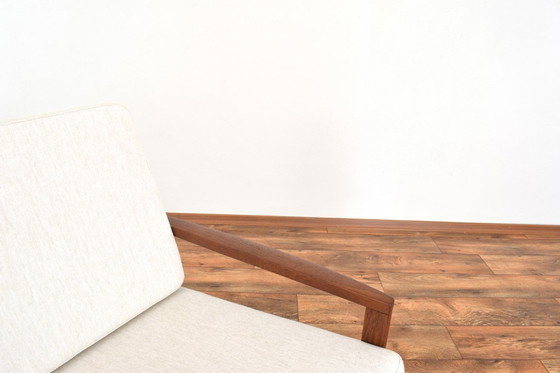 Image 1 of Fauteuil lounge danois en teck, style milieu du XXe siècle, années 1960.