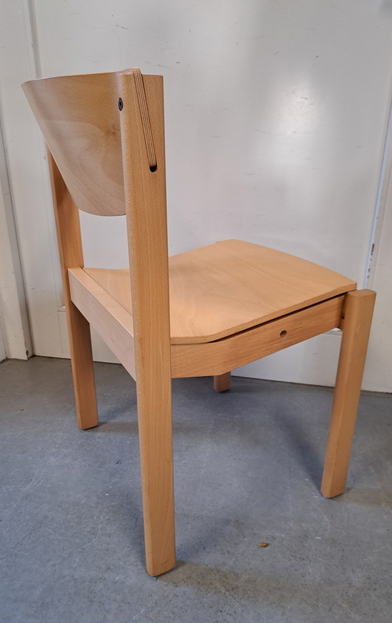 Image 1 of 6 sedie di design danese, impilabili.