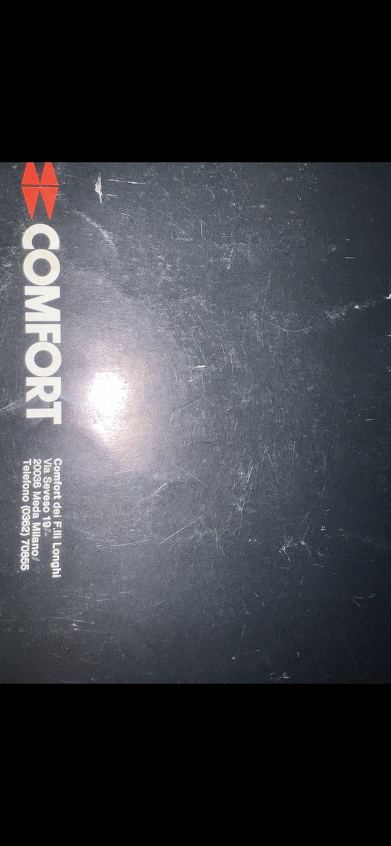 Image 1 of Vintage black leather sofa 1970s