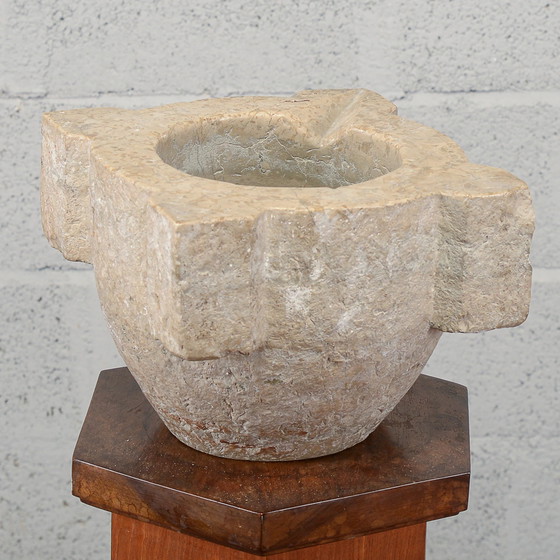Früher italienischer Steinmörser aus dem 19. Jahrhundert – Küchenzubehör, Italian Design (photo 10 of 12)