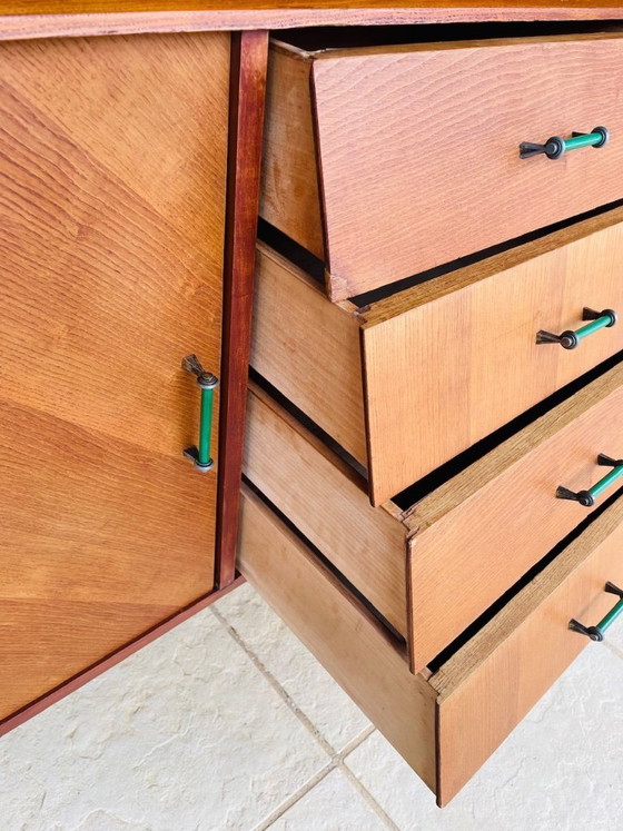 Image 1 of Mid-Century, Ash and Mahogany Sideboard 1950s
