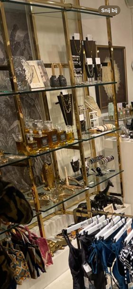 Image 1 of Vetrinetta Eichholtz Delano Ottone Ottone Vetro