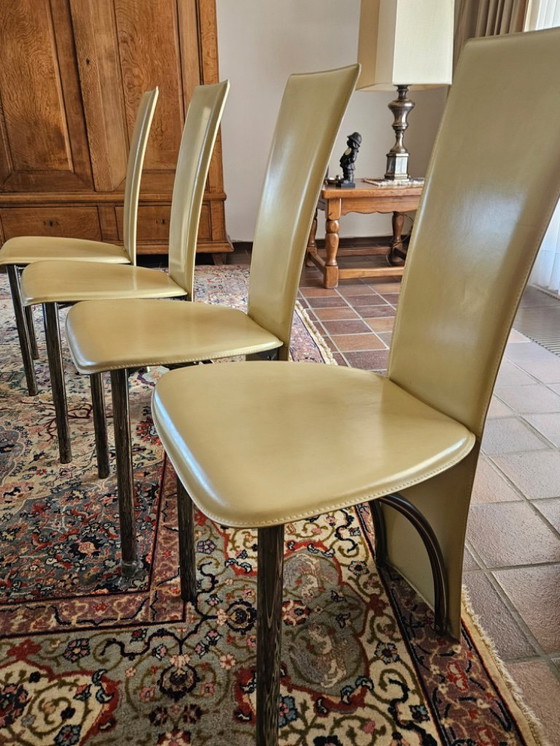 Image 1 of 4x FRAG Stuhl italienisches Design (Küche oder Esszimmer) zu verkaufen