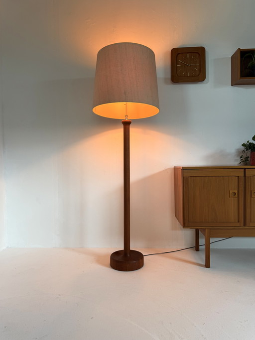 Vintage teak floor lamp, Domus ‘80