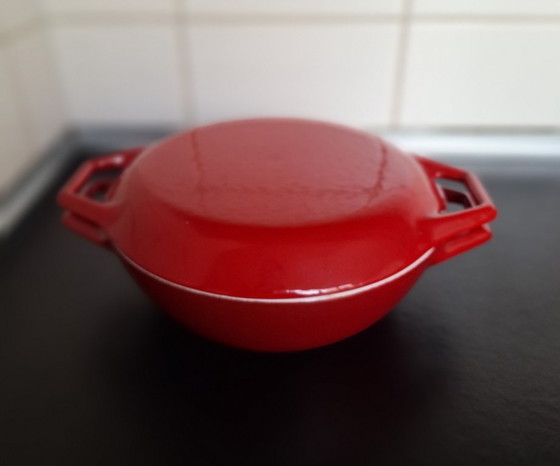 Image 1 of Set van 4 gietijzeren vintage Copco Denmark pannen