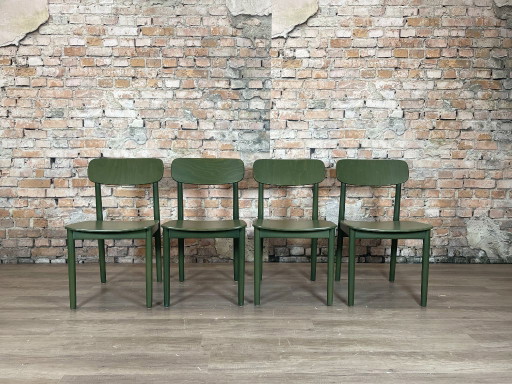 Thonet Stühle 4er Set - Holz | Thonet
