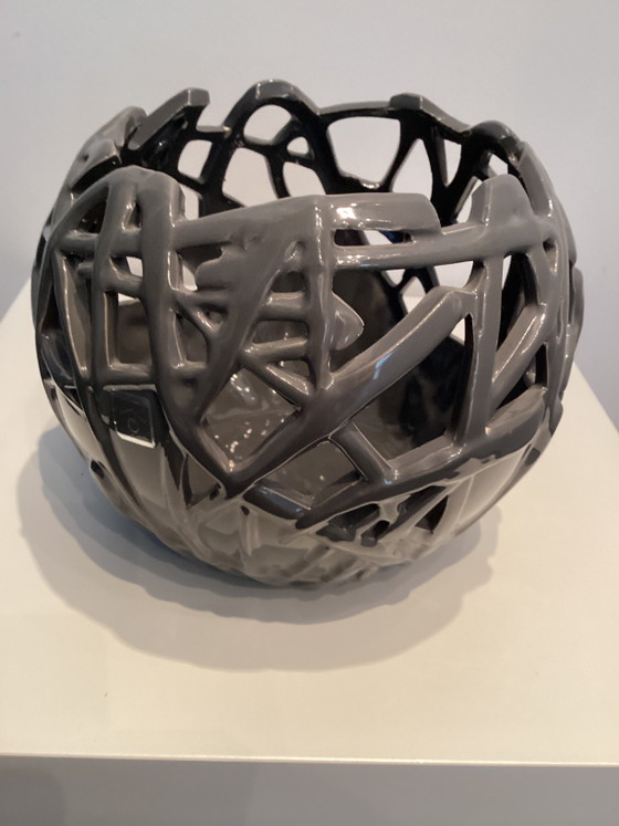 Lanterna Globe grigia suggestiva di Rasteli – Oggetti decorativi, Ceramica (photo 5 of 5)