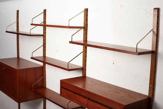 Image 1 of Royal System Wall Unit Designed by Poul Cadovius for Cado, Denmark 1950’s