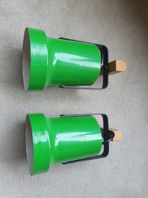 2x faretti vintage con binario