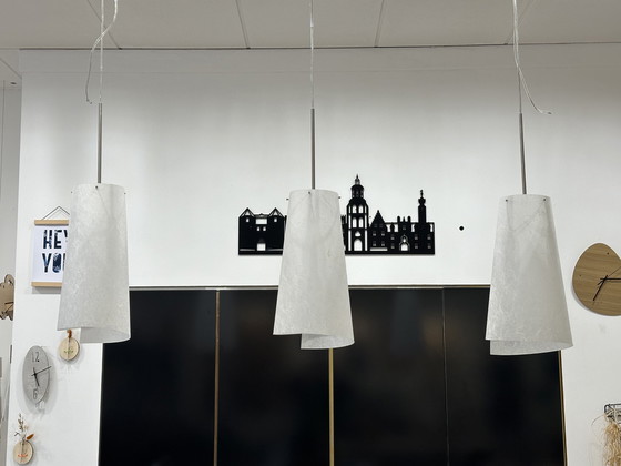 Image 1 of 3x Washi Nami Lampen, Design Margriet Foolen