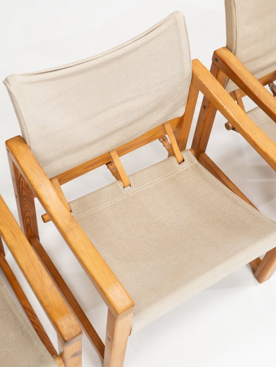 Image 1 of Midcentury Modern Set of Four Karin Mobring Armchairs Model Diana by Ikea in Sweden, 1970s