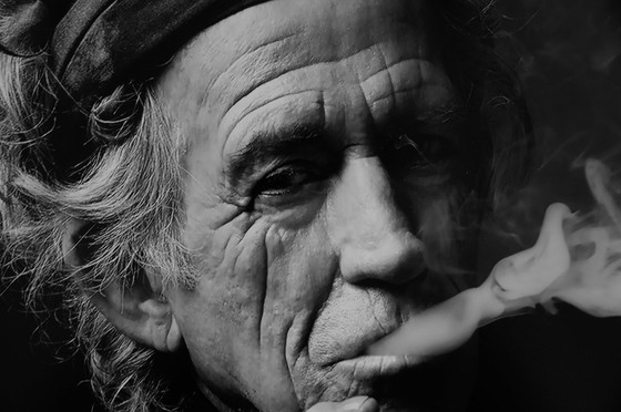 Image 1 of Keith Richard | Schwarzweißfoto