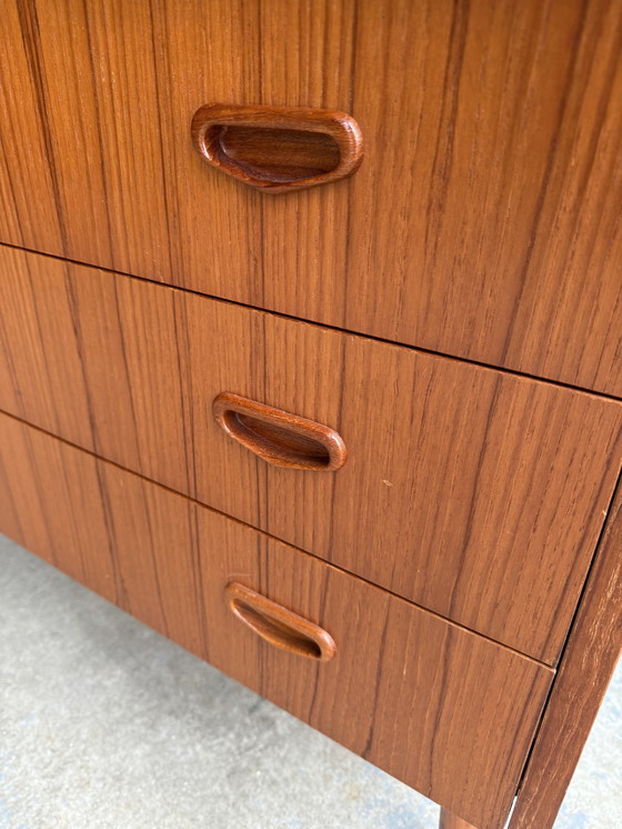 Image 1 of Vintage Musterring Möbel Secretaire Uitschuifbaar Blad