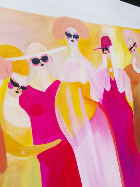 Acrylic painting #Womb 100x100cm – joart, Paintings & Drawings, Canvas (photo 5 of 9)