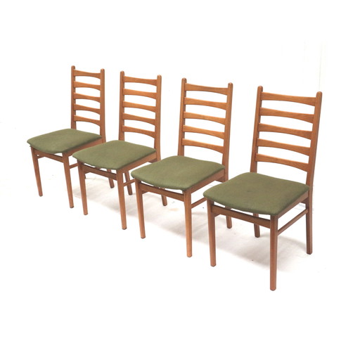 4x Vintage eetkamerstoel