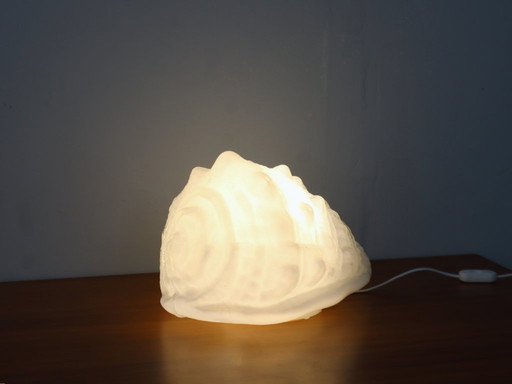 Murano Shell-Shaped table Lamp Mazzega 1970s